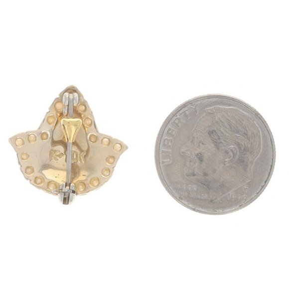 Yellow Gold Alpha Kappa Alpha Badge - 10k Seed Pearl Sorority Greek Society - Picture 3 of 4